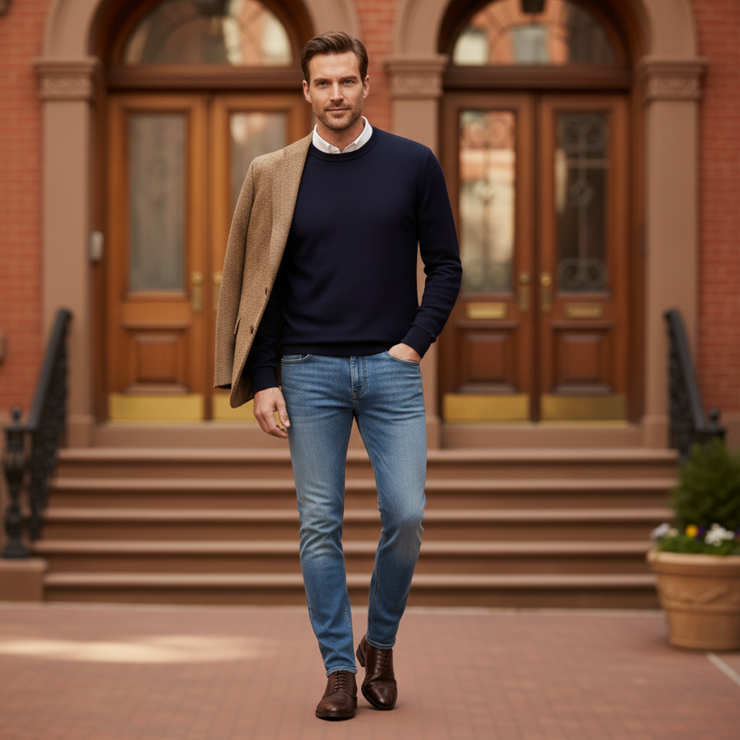 Santiago Stretch Herrenmode Slim Fit