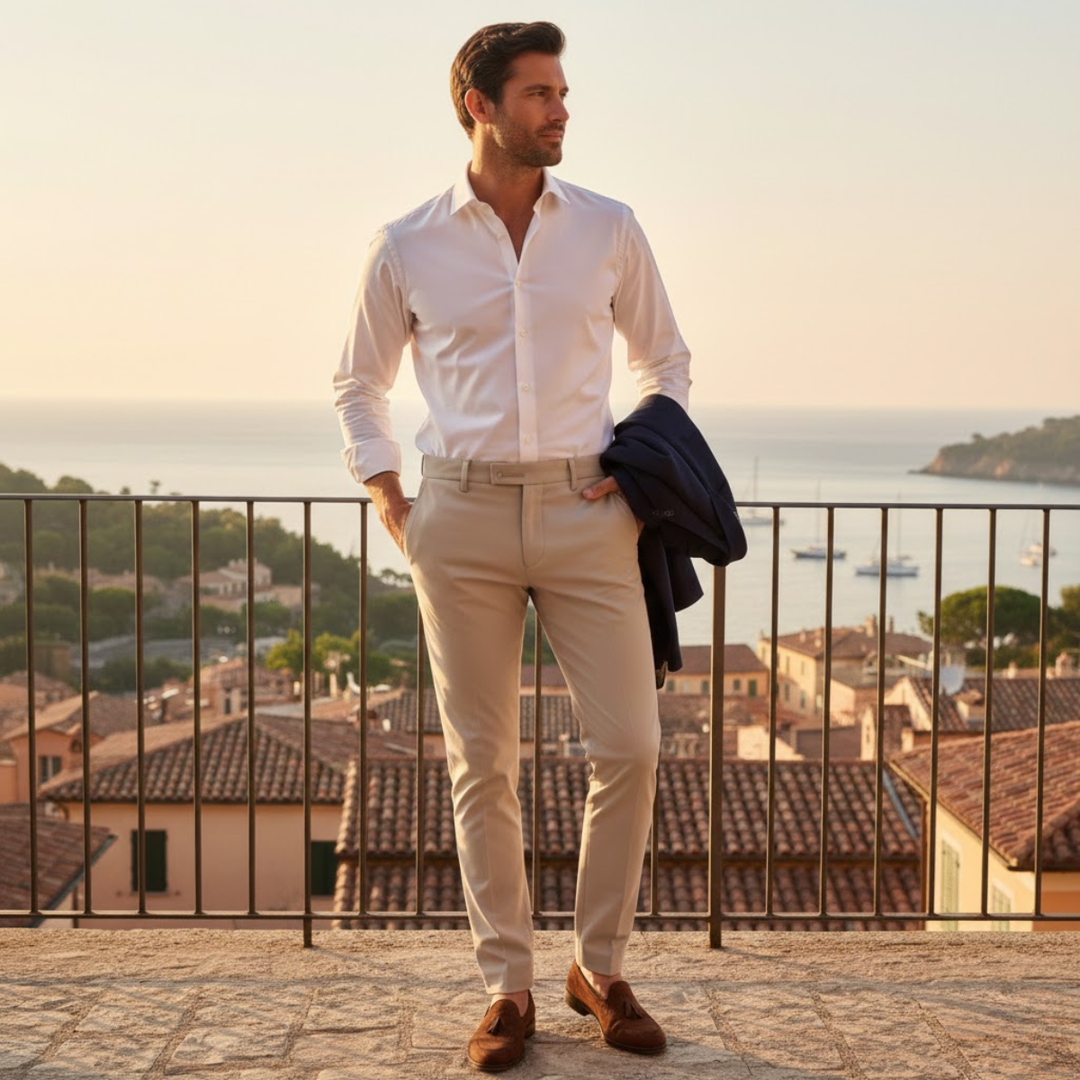 Silverpark Anzughose Slim Fit