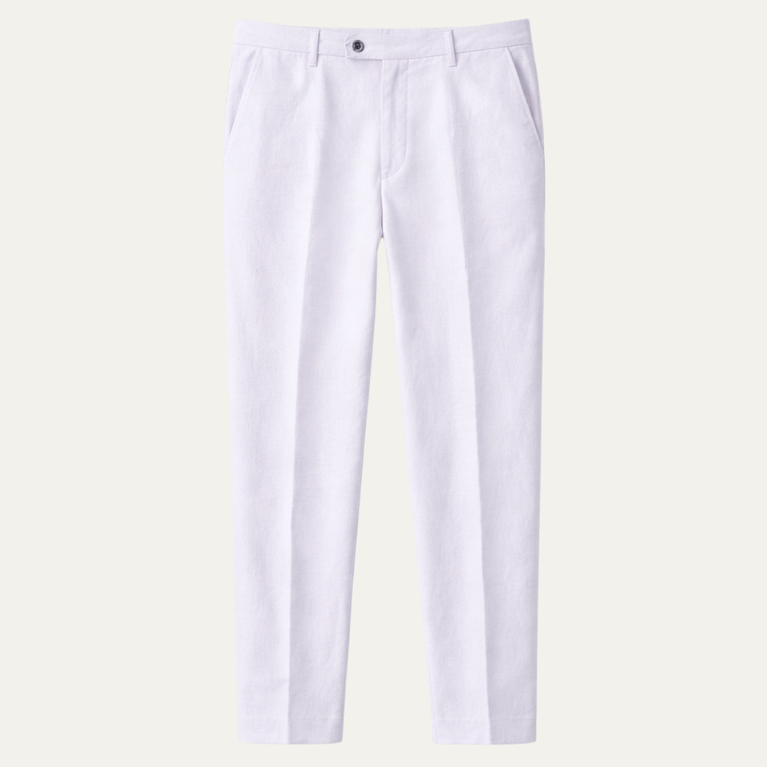 Silverwood Leinenanzughose Slim Fit