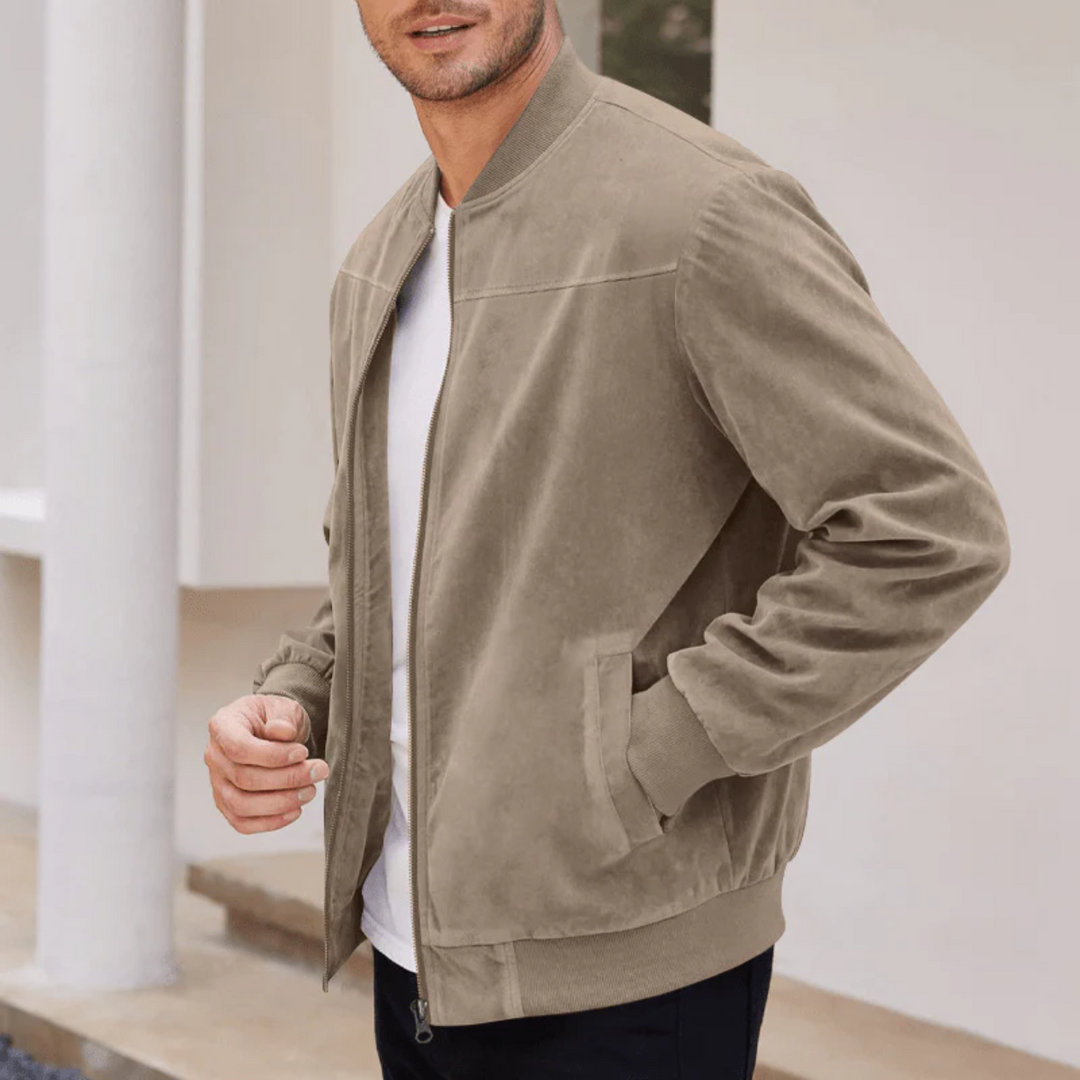 Soho Wildlederbomberjacke