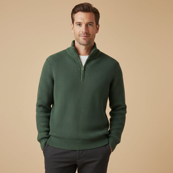 Vicenza Kaschmir-Half-Zip-Pullover