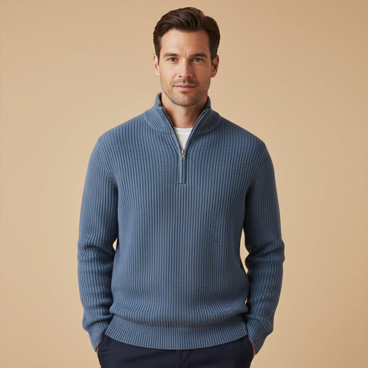 Vicenza Kaschmir-Half-Zip-Pullover
