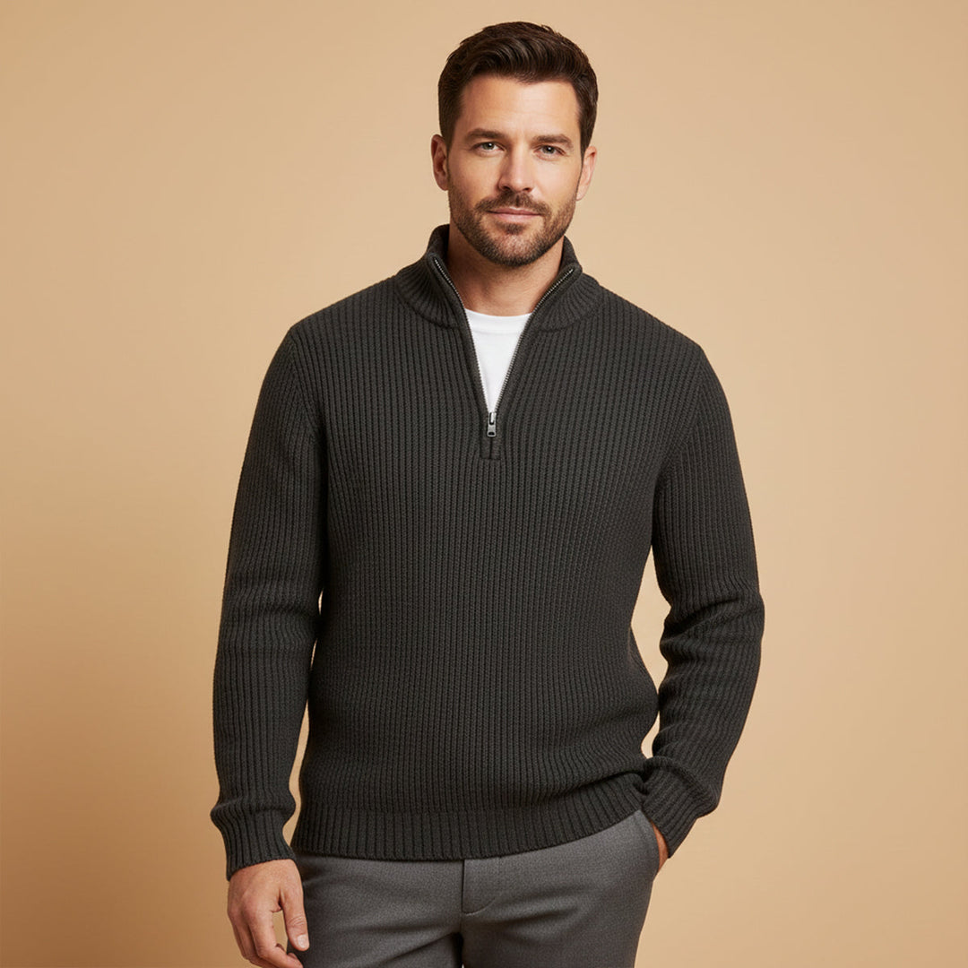 Vicenza Kaschmir-Half-Zip-Pullover