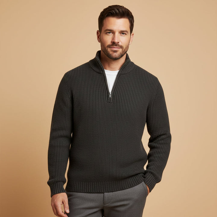 Vicenza Kaschmir-Half-Zip-Pullover