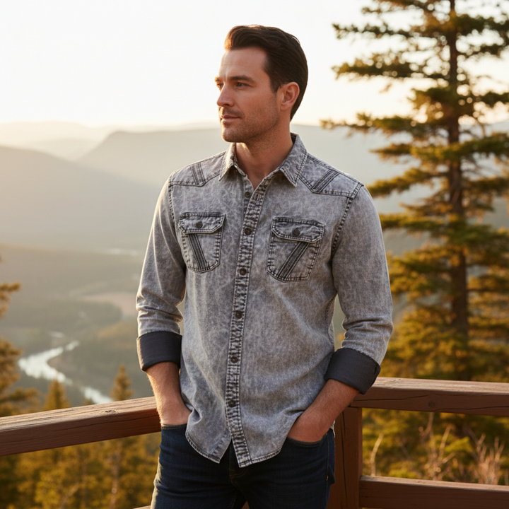 Windcrest Denimjeanshemd